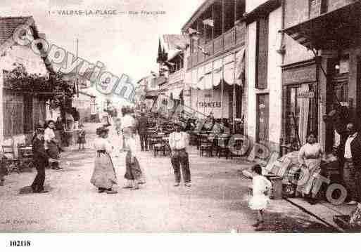 Ville de VALRASPLAGE, carte postale ancienne