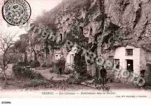 Ville de VERNOUSURBRENNE, carte postale ancienne