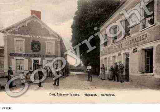 Ville de VILLEGATS, carte postale ancienne Ville de VILLEGATS, carte postale ancienne