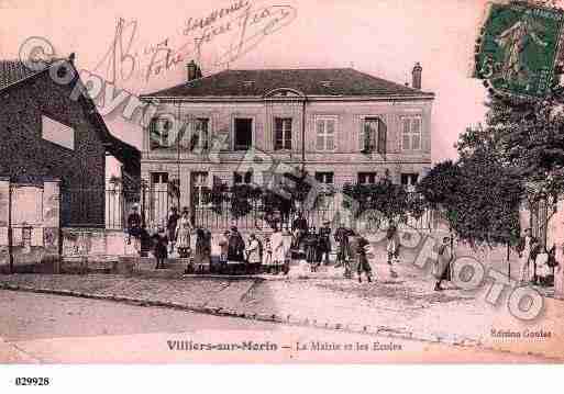 Ville de VILLIERSSURMORIN, carte postale ancienne