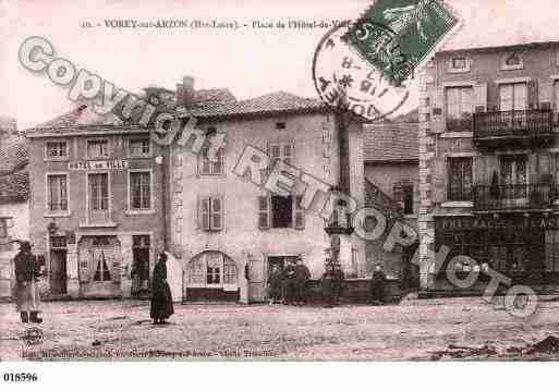 Ville de VOREY, carte postale ancienne