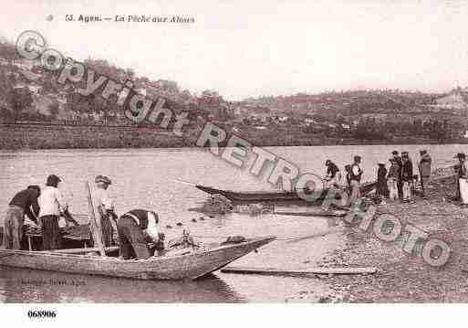 Ville de AGEN, carte postale ancienne