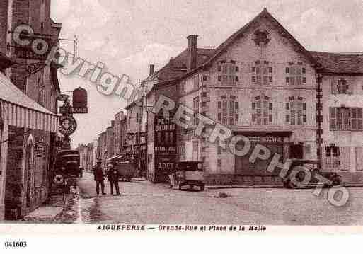 Ville de AIGUEPERSE, carte postale ancienne