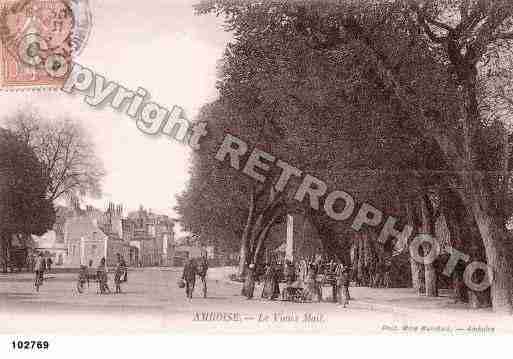 Ville de AMBOISE, carte postale ancienne