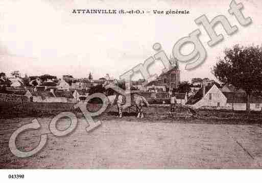 Ville de ATTAINVILLE, carte postale ancienne