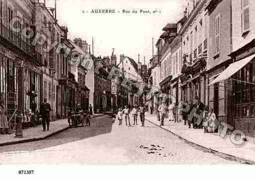 Ville de AUXERRE, carte postale ancienne