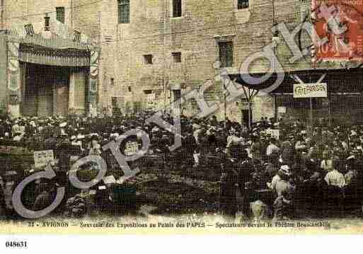 Ville de AVIGNON, carte postale ancienne