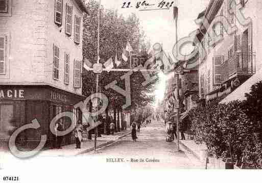 Ville de BELLEY, carte postale ancienne