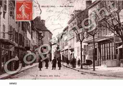 Ville de BELLEY, carte postale ancienne