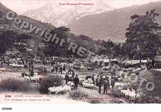 Ville de BEOST, carte postale ancienne