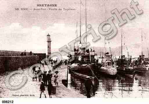 Ville de BINIC, carte postale ancienne