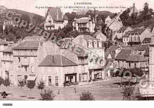 Ville de BOURBOULE(LA), carte postale ancienne