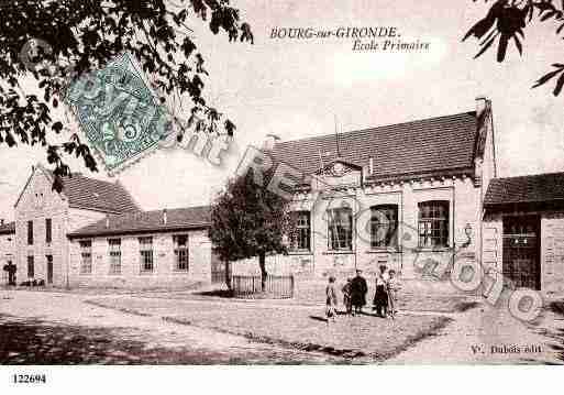 Ville de BOURG, carte postale ancienne