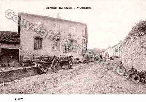 Ville de BOUXIERESAUXCHENES, carte postale ancienne