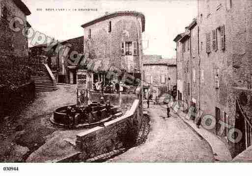 Ville de BRAS, carte postale ancienne