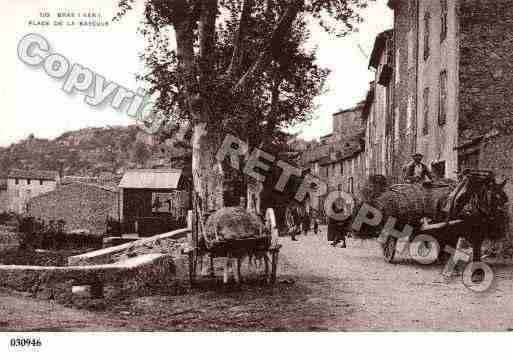Ville de BRAS, carte postale ancienne