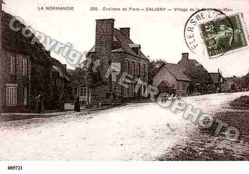 Ville de CALIGNY, carte postale ancienne