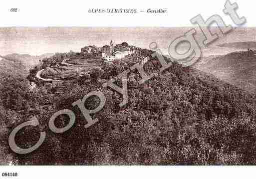 Ville de CASTELLAR, carte postale ancienne