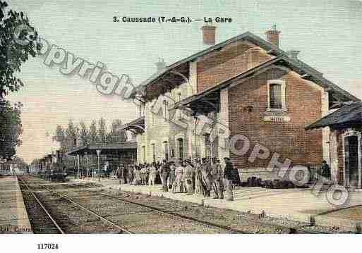 Ville de CAUSSADE, carte postale ancienne
