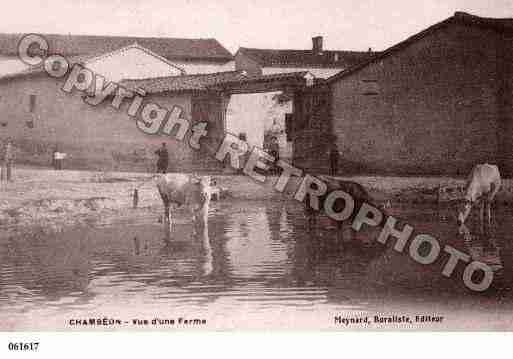 Ville de CHAMBEON, carte postale ancienne