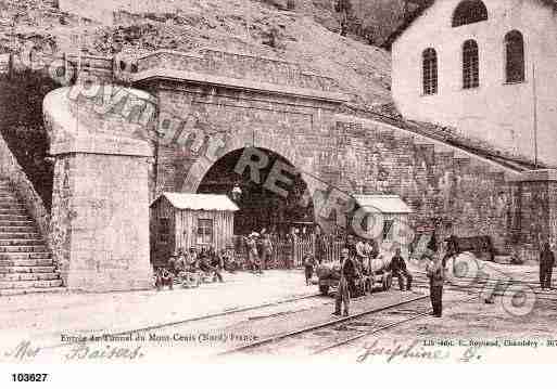 Ville de CHAMBERY, carte postale ancienne