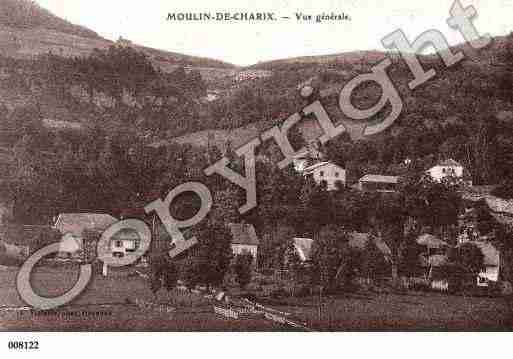 Ville de CHARIX, carte postale ancienne