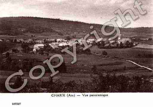 Ville de CHARIX, carte postale ancienne