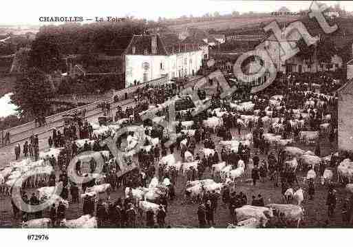 Ville de CHAROLLES, carte postale ancienne