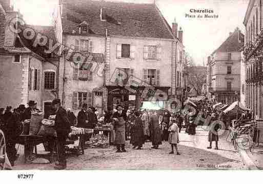 Ville de CHAROLLES, carte postale ancienne