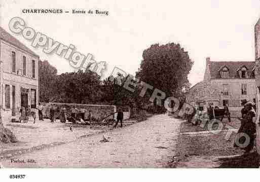Ville de CHARTRONGES, carte postale ancienne Ville de CHARTRONGES, carte postale ancienne