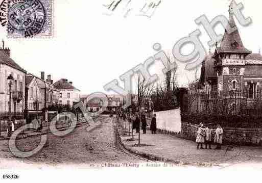 Ville de CHATEAUTHIERRY, carte postale ancienne