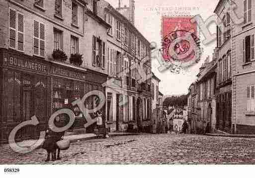 Ville de CHATEAUTHIERRY, carte postale ancienne