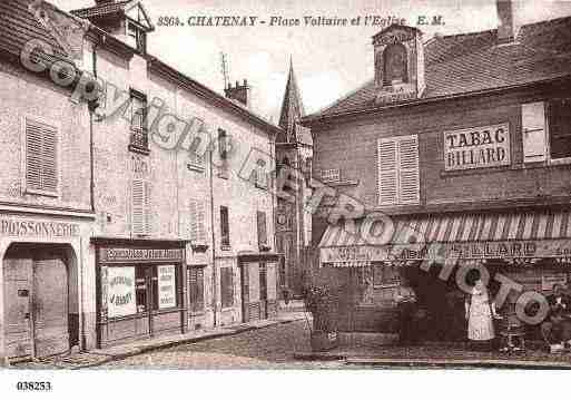 Ville de CHATENAYMALABRY, carte postale ancienne