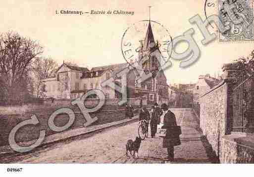 Ville de CHATENAYMALABRY, carte postale ancienne