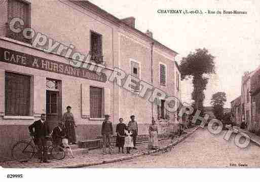 Ville de CHAVENAY, carte postale ancienne