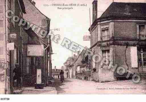 Ville de CHEMILLESURDEME, carte postale ancienne