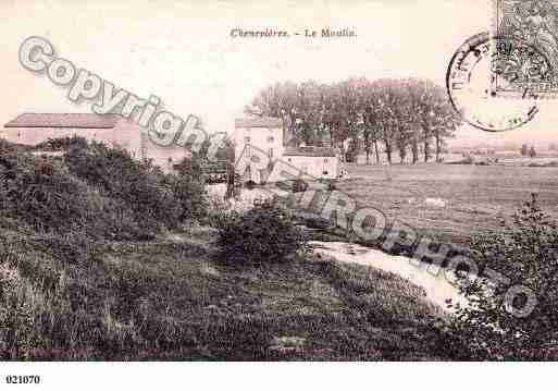 Ville de CHENEVIERES, carte postale ancienne