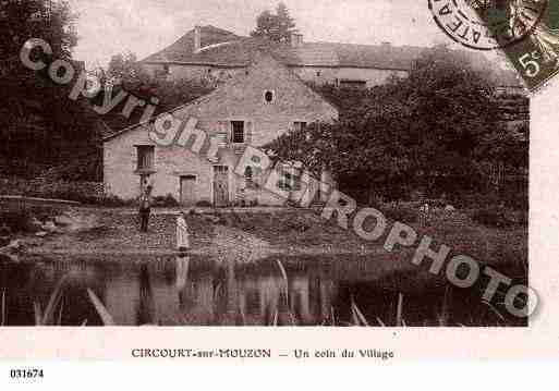 Ville de CIRCOURTSURMOUZON, carte postale ancienne