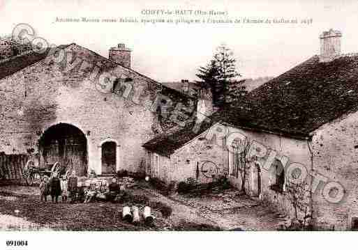 Ville de COIFFYLEHAUT, carte postale ancienne