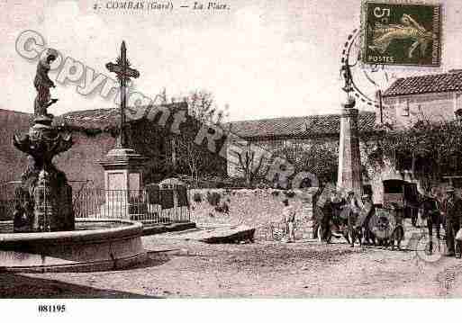 Ville de COMBAS, carte postale ancienne