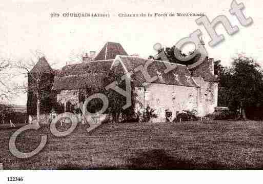 Ville de COURCAIS, carte postale ancienne