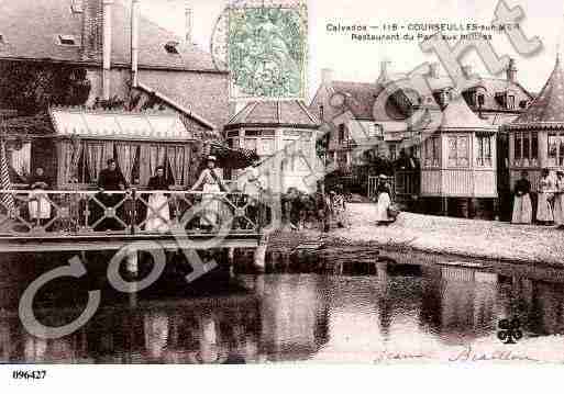 Ville de COURSEULLESSURMER, carte postale ancienne