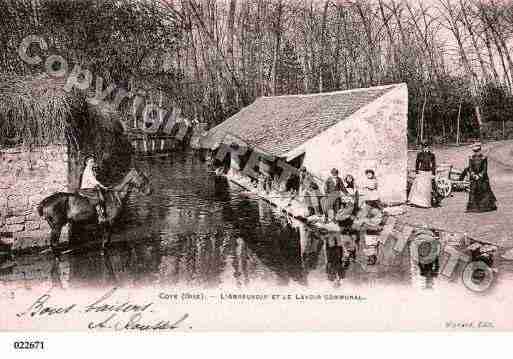 Ville de COYELAFORET, carte postale ancienne