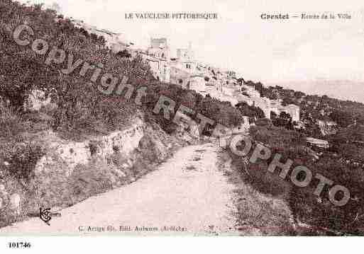 Ville de CRESTET, carte postale ancienne