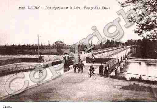 Ville de DIGOIN, carte postale ancienne