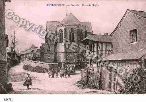 Ville de ENVRONVILLE, carte postale ancienne Ville de ENVRONVILLE, carte postale ancienne