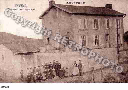 Ville de ESTEIL, carte postale ancienne