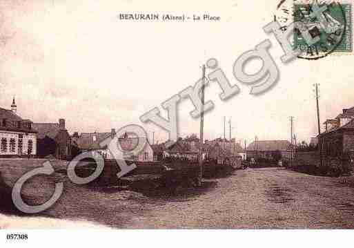 Ville de FLAVIGNYLEGRANDETBEAURAIN, carte postale ancienne