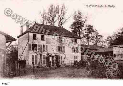 Ville de FRANCHEVILLE, carte postale ancienne