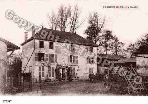 Ville de FRANCHEVILLE, carte postale ancienne